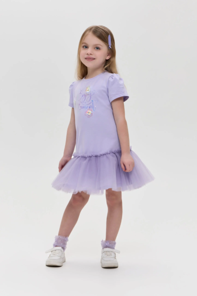 Платье трикотажное (комбинированное) — изображение 6