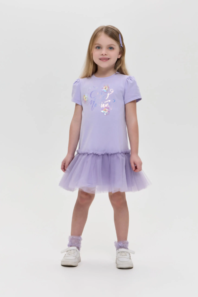 Платье трикотажное (комбинированное) — изображение 2