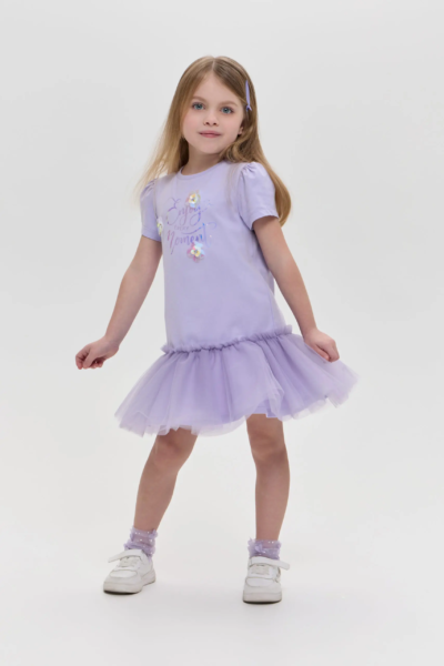 Платье трикотажное (комбинированное)