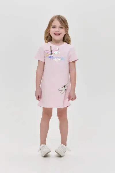 Платье прямое, трикотажное — изображение 3