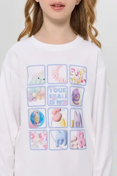 Лонгслив с принтом — изображение 10