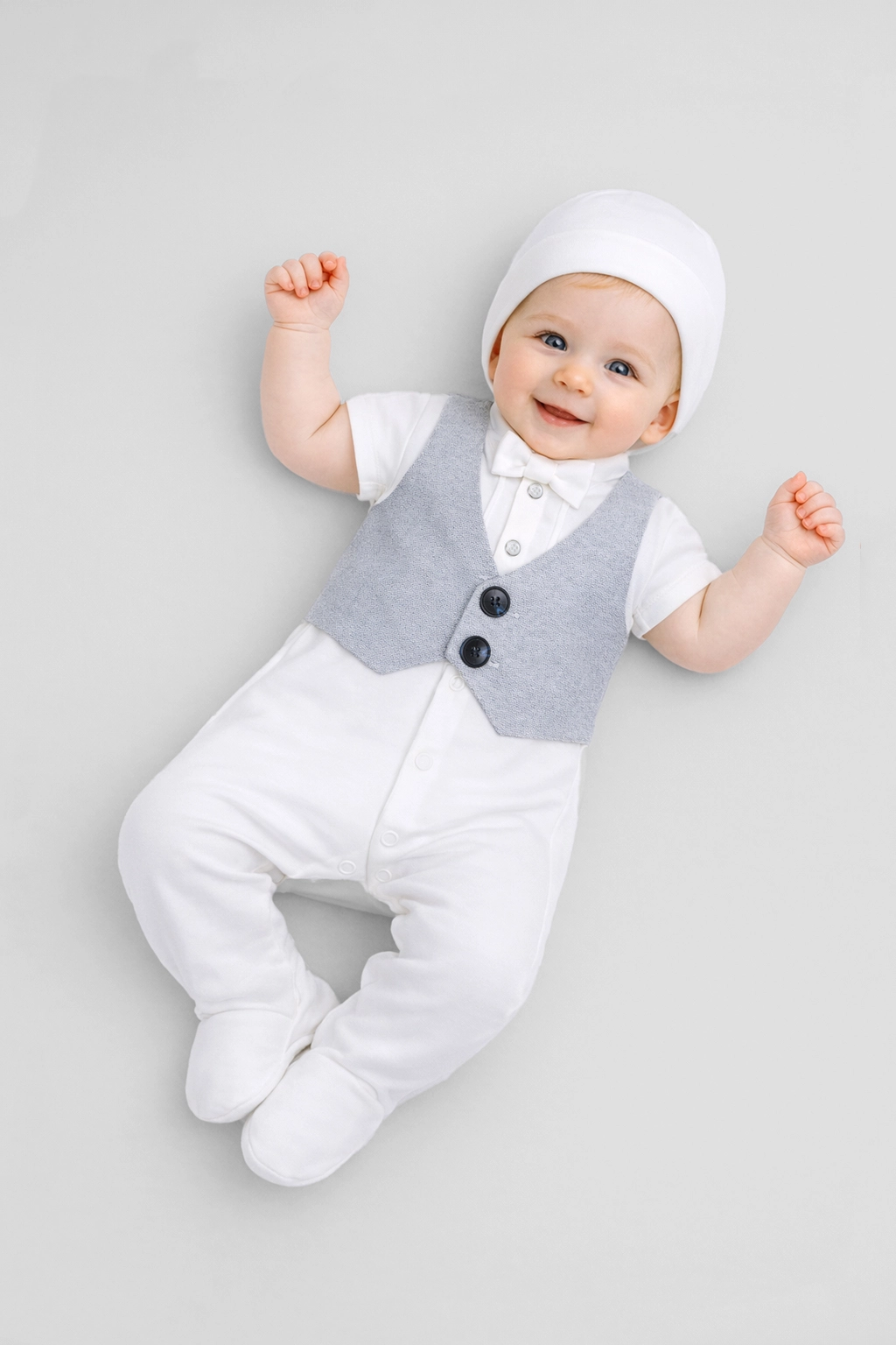 1763.43 Комбинезон нарядный в комплекте с шапочкой — изображение 1