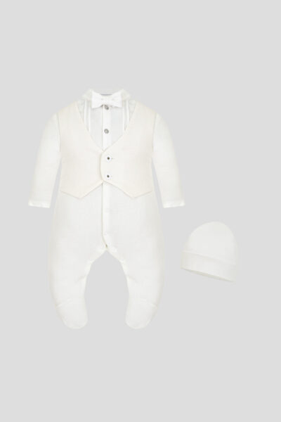 Комбинезон нарядный в комплекте с шапочкой — изображение 4