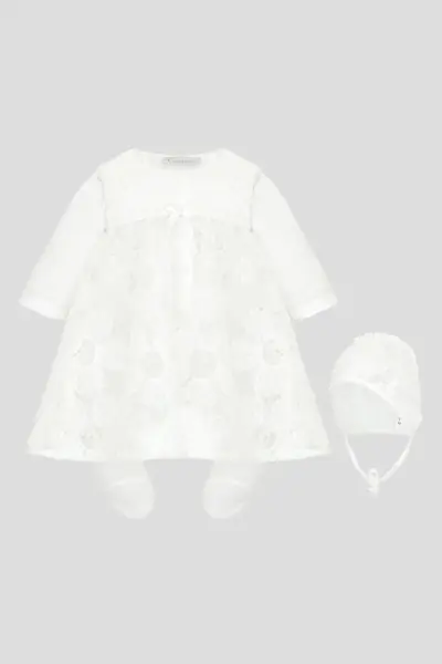 Комплект нарядный (платье-комбинезон, шапочка) — изображение 7