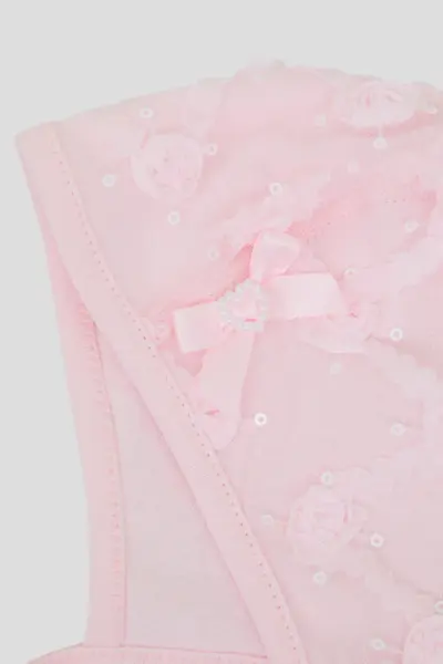 Комбинезон нарядный в комплекте с шапочкой — изображение 6