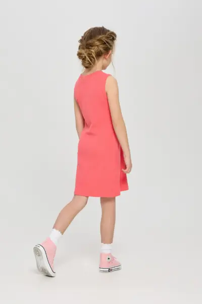 Платье трикотажное в комплекте с сумочкой — изображение 3