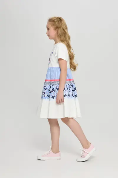 Платье комбинированное — изображение 3