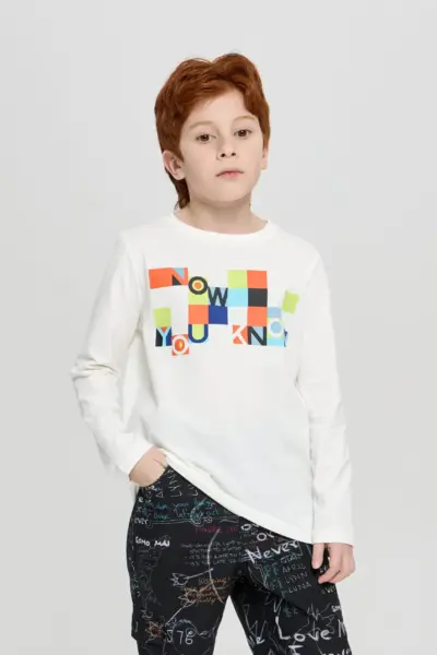 Лонгслив с принтом — изображение 3