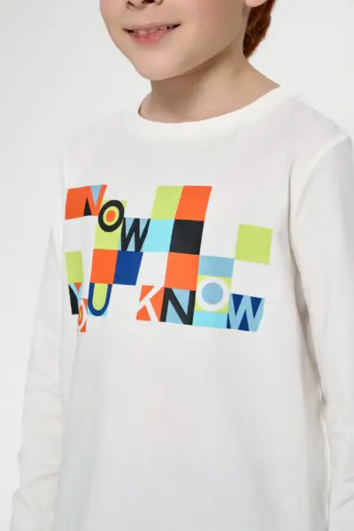 Лонгслив с принтом — изображение 9