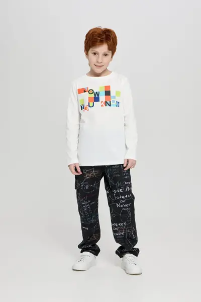 Лонгслив с принтом — изображение 5