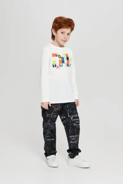 Лонгслив с принтом — изображение 8