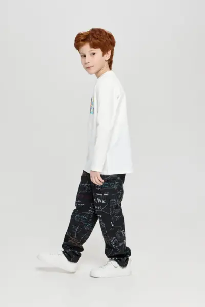 Лонгслив с принтом — изображение 6