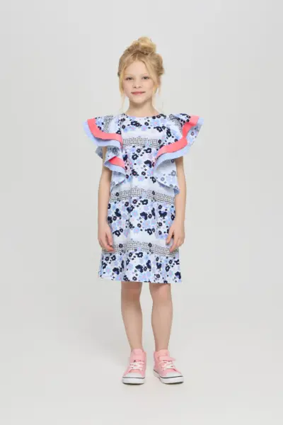 Платье с объёмными рукавами — изображение 3