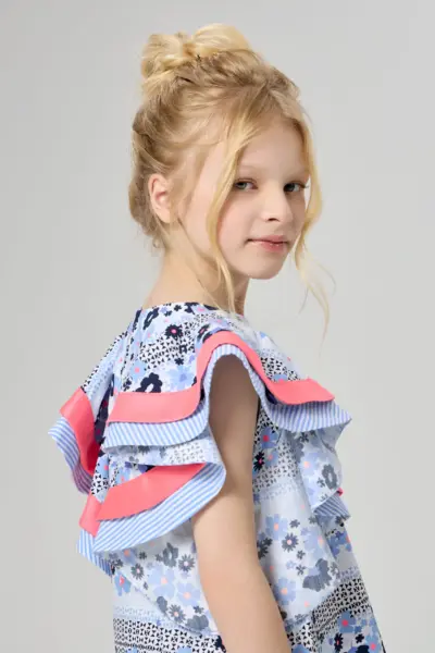 Платье с объёмными рукавами — изображение 6