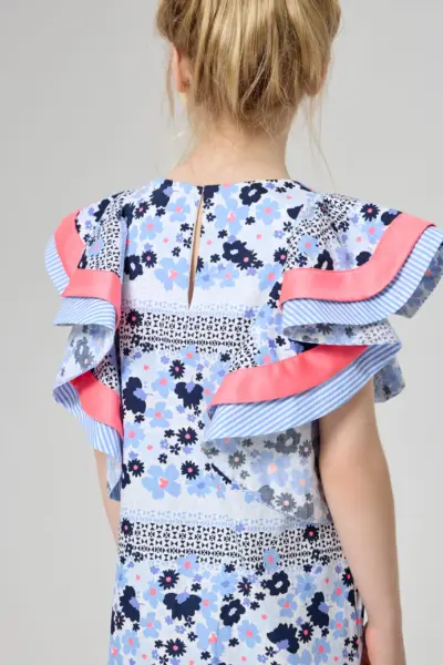 Платье с объёмными рукавами — изображение 8