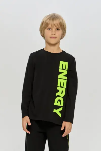 Лонгслив с принтом спортивный — изображение 3