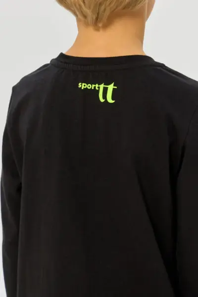 Лонгслив с принтом спортивный — изображение 11