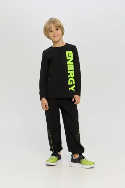 Лонгслив с принтом спортивный — изображение 5