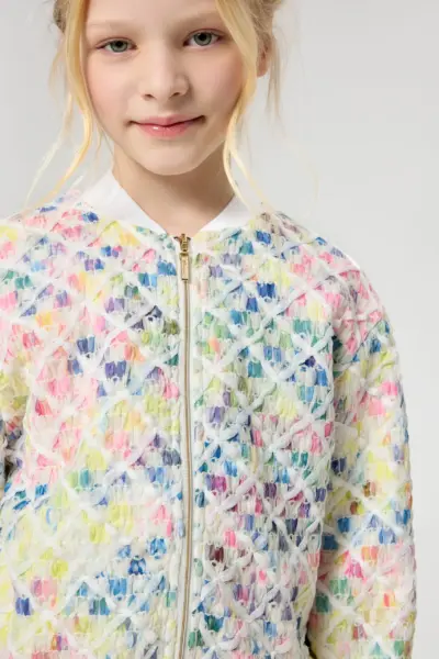 Бомбер из фактурной ткани — изображение 14