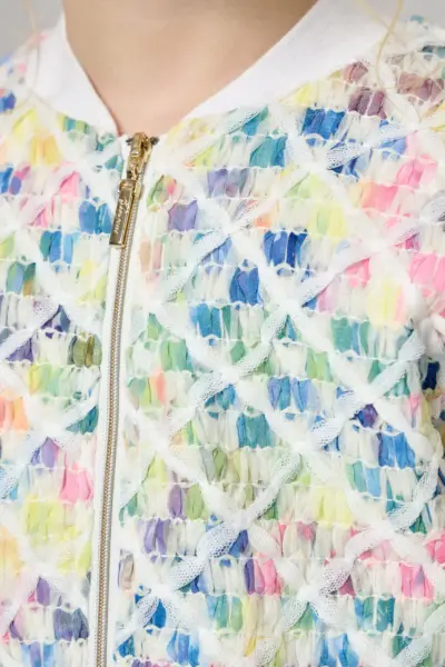 Бомбер из фактурной ткани — изображение 16