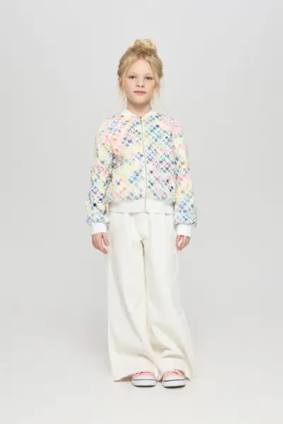 Бомбер из фактурной ткани — изображение 10