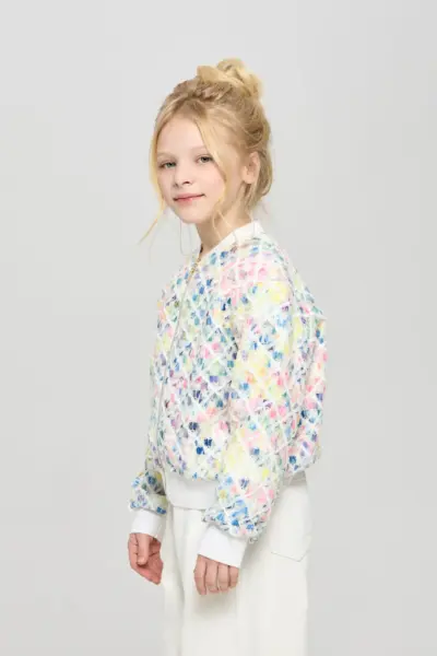 Бомбер из фактурной ткани — изображение 3