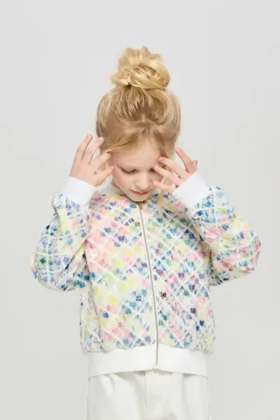 Бомбер из фактурной ткани — изображение 9