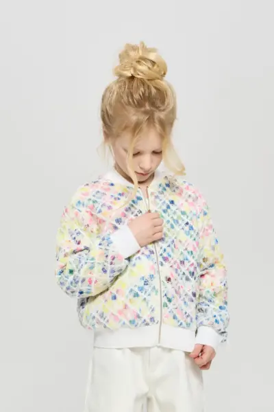 Бомбер из фактурной ткани — изображение 8