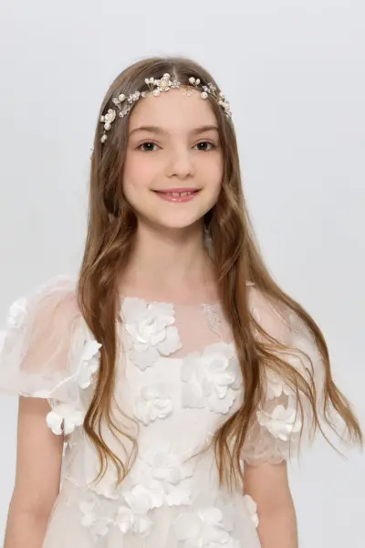 Ободок - венок с жемчужинами — изображение 4