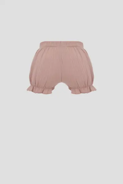 Комплект (платье, шорты) из муслина для девочки — изображение 5