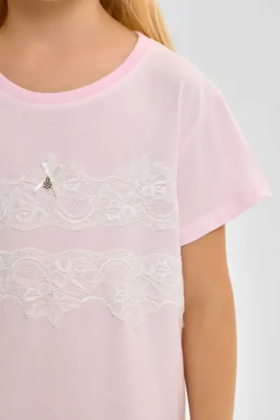 Платье домашнее с кружевом — изображение 4