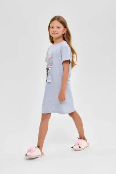 Платье домашнее с принтом — изображение 3