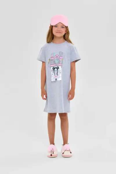 Платье домашнее с принтом — изображение 4