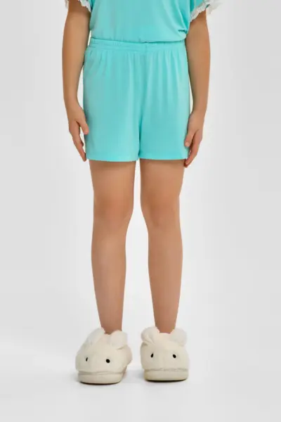 Пижама с кружевом (футболка, шорты) — изображение 7