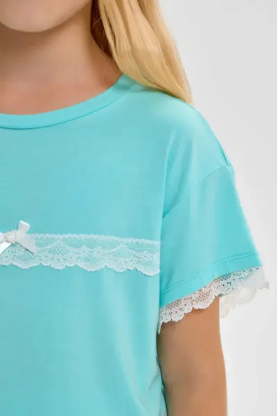 Пижама с кружевом (футболка, брюки) — изображение 13