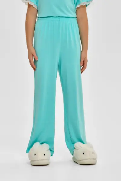 Пижама с кружевом (футболка, брюки) — изображение 9