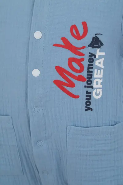 Комбинезон из муслина для мальчика — изображение 3