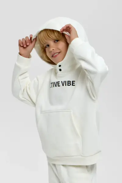 Костюм из футера (худи и брюки) — изображение 6