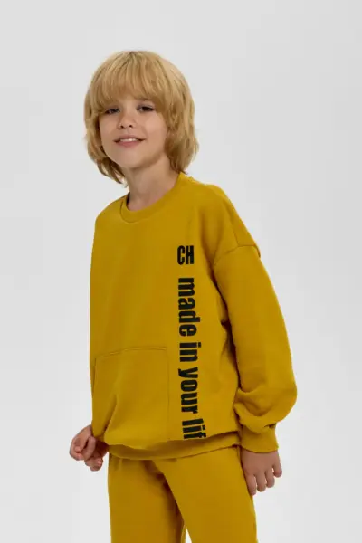 Костюм из футера свитшот и брюки — изображение 3