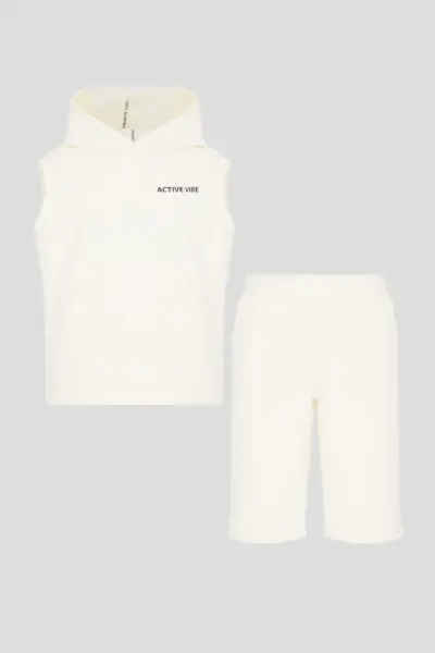 Костюм из футера жилетка и шорты — изображение 9