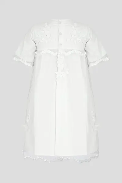 Крестильное платье в комплекте с чепчиком — изображение 3