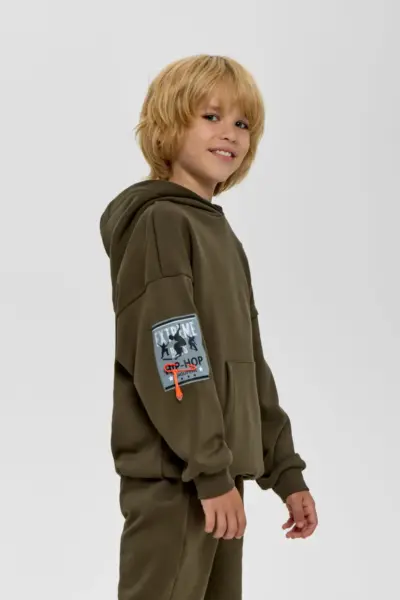 Костюм из футера (худи и шорты) — изображение 3