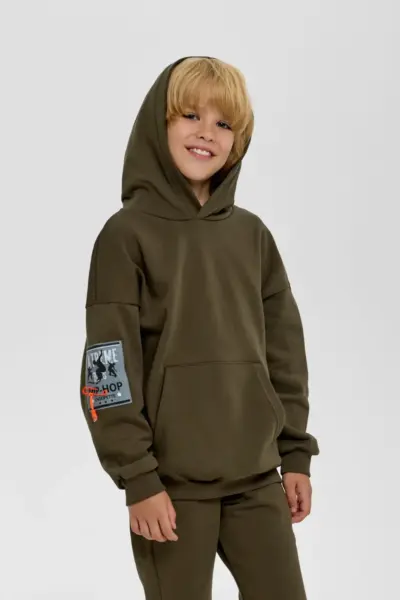 Костюм из футера (худи и шорты) — изображение 4