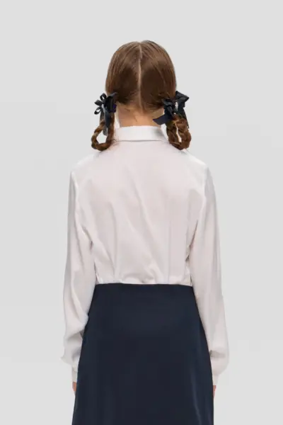 Блузка нарядная, белая — изображение 5