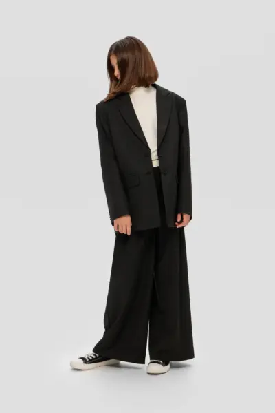 Брюки широкие с корсажным поясом — изображение 5