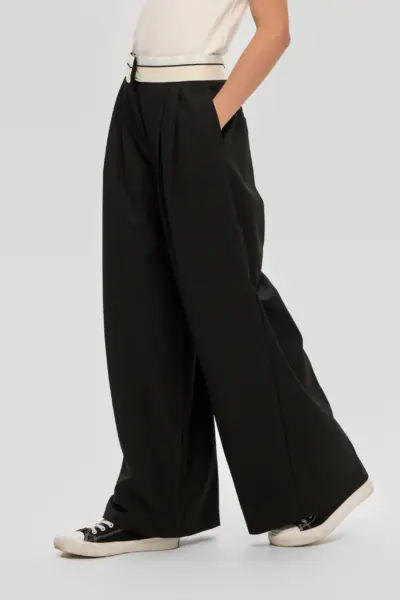Брюки широкие с корсажным поясом — изображение 3