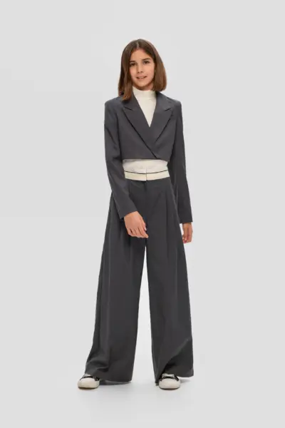 Брюки широкие с корсажным поясом — изображение 5