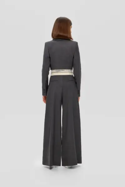 Брюки широкие с корсажным поясом — изображение 7