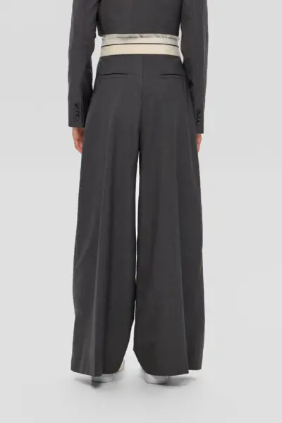 Брюки широкие с корсажным поясом — изображение 4