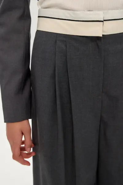 Брюки широкие с корсажным поясом — изображение 10